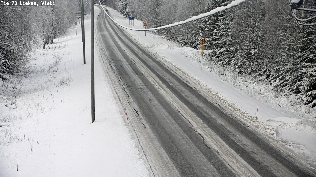 Weather Camera Image Väg 73 Lieksa, Vieki, Lieksa, Pohjois-Karjala