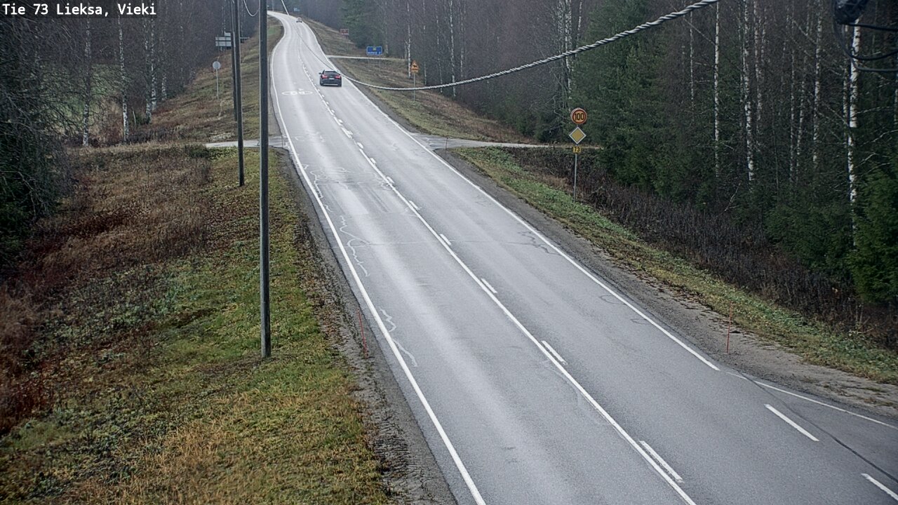 Kelikamerat Kuva Tie 73 Lieksa; Vieki, Lieksa, Pohjois-Karjala