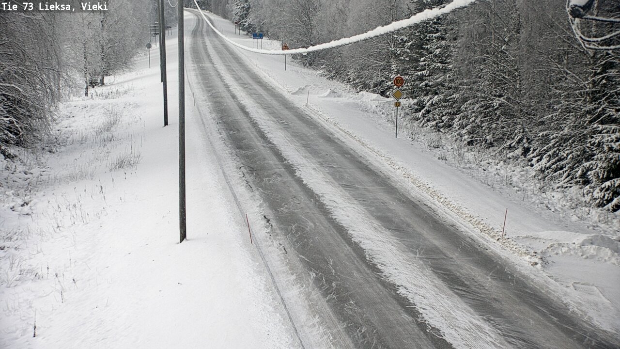 Kelikamerat Kuva Tie 73 Lieksa; Vieki, Lieksa, Pohjois-Karjala