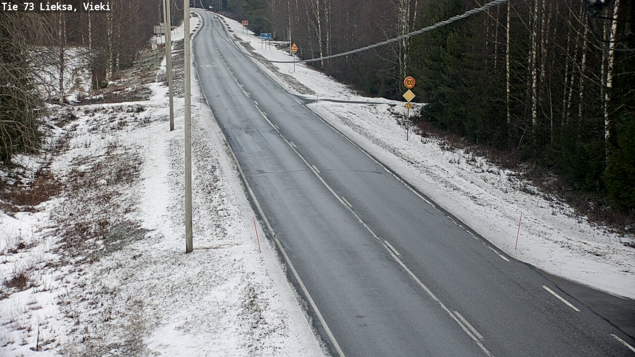 Kelikamerat Kuva Tie 73 Lieksa; Vieki, Lieksa, Pohjois-Karjala