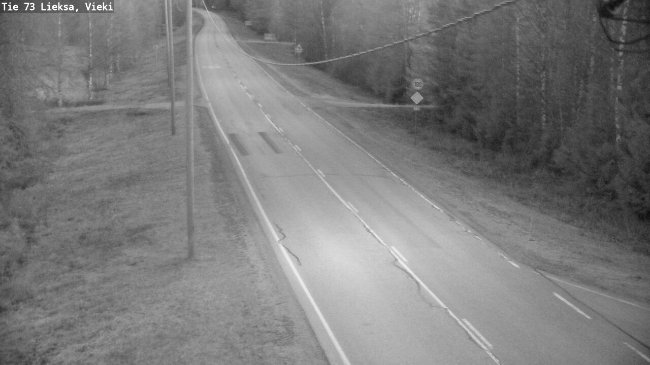 Weather Camera Image Väg 73 Lieksa, Vieki, Lieksa, Pohjois-Karjala