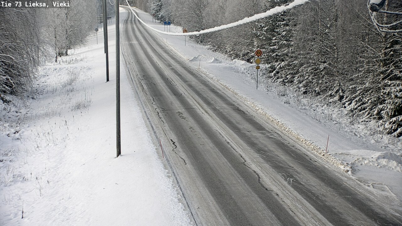 Kelikamerat Kuva Tie 73 Lieksa; Vieki, Lieksa, Pohjois-Karjala
