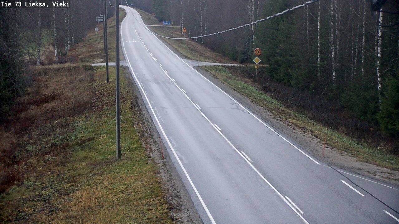 Kelikamerat Kuva Tie 73 Lieksa; Vieki, Lieksa, Pohjois-Karjala