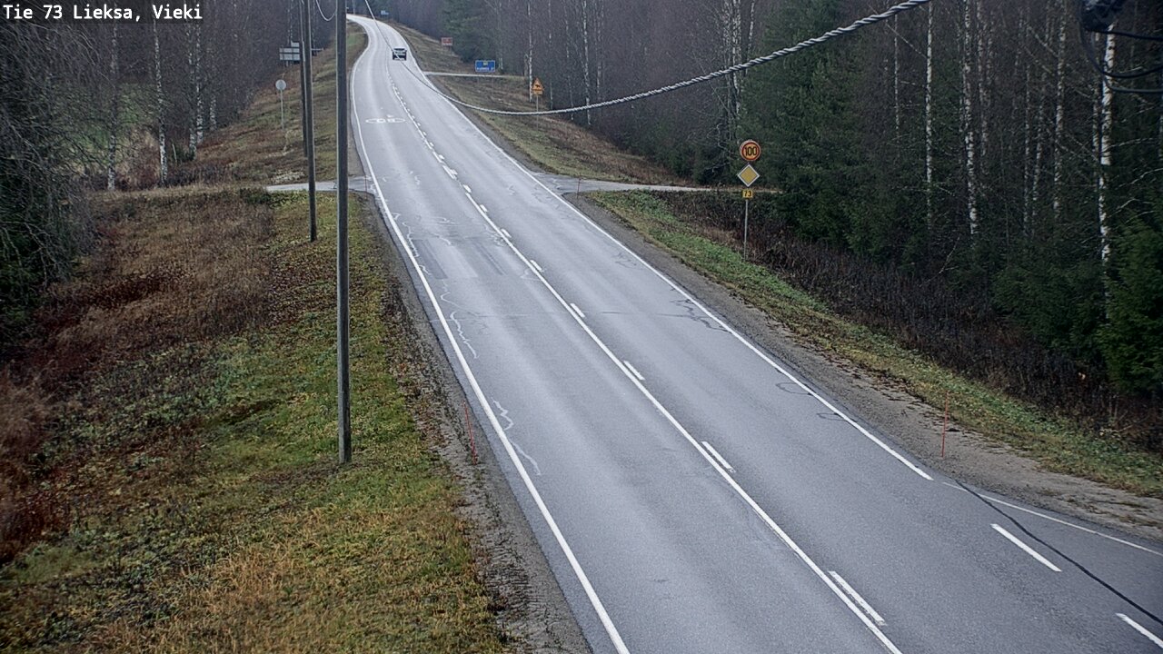 Kelikamerat Kuva Tie 73 Lieksa; Vieki, Lieksa, Pohjois-Karjala