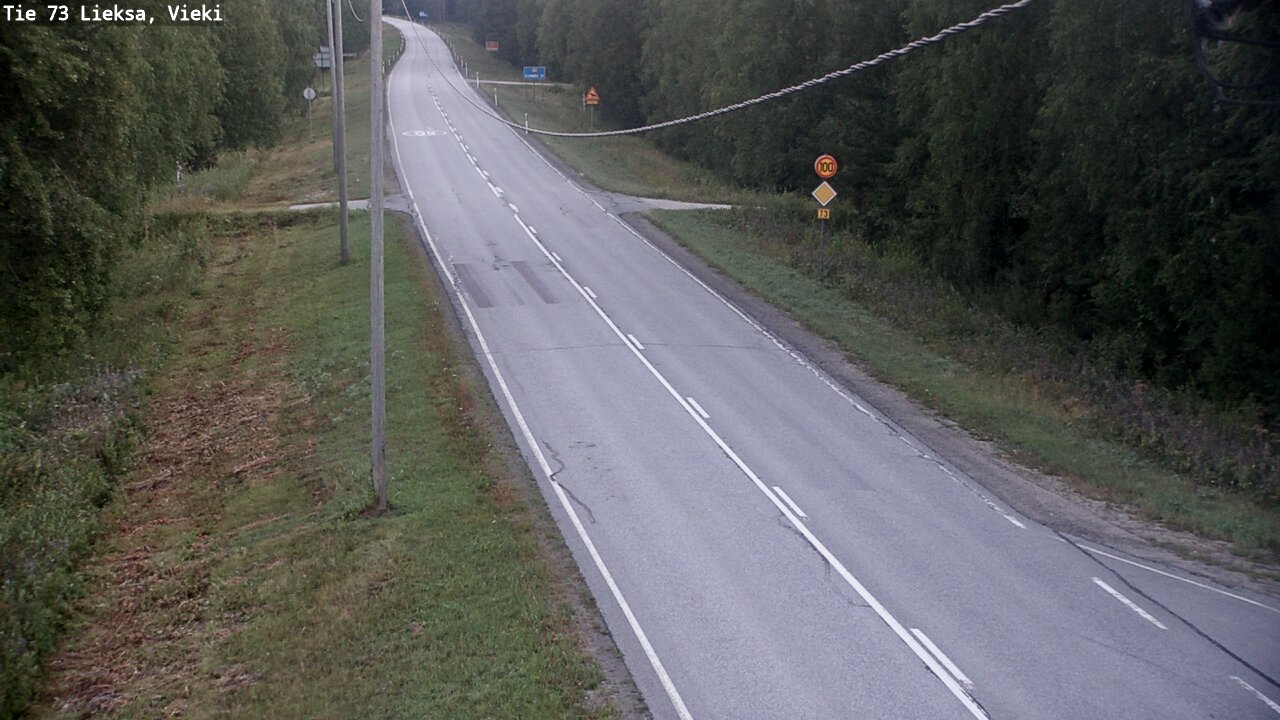 Kelikamerat Kuva Tie 73 Lieksa; Vieki, Lieksa, Pohjois-Karjala