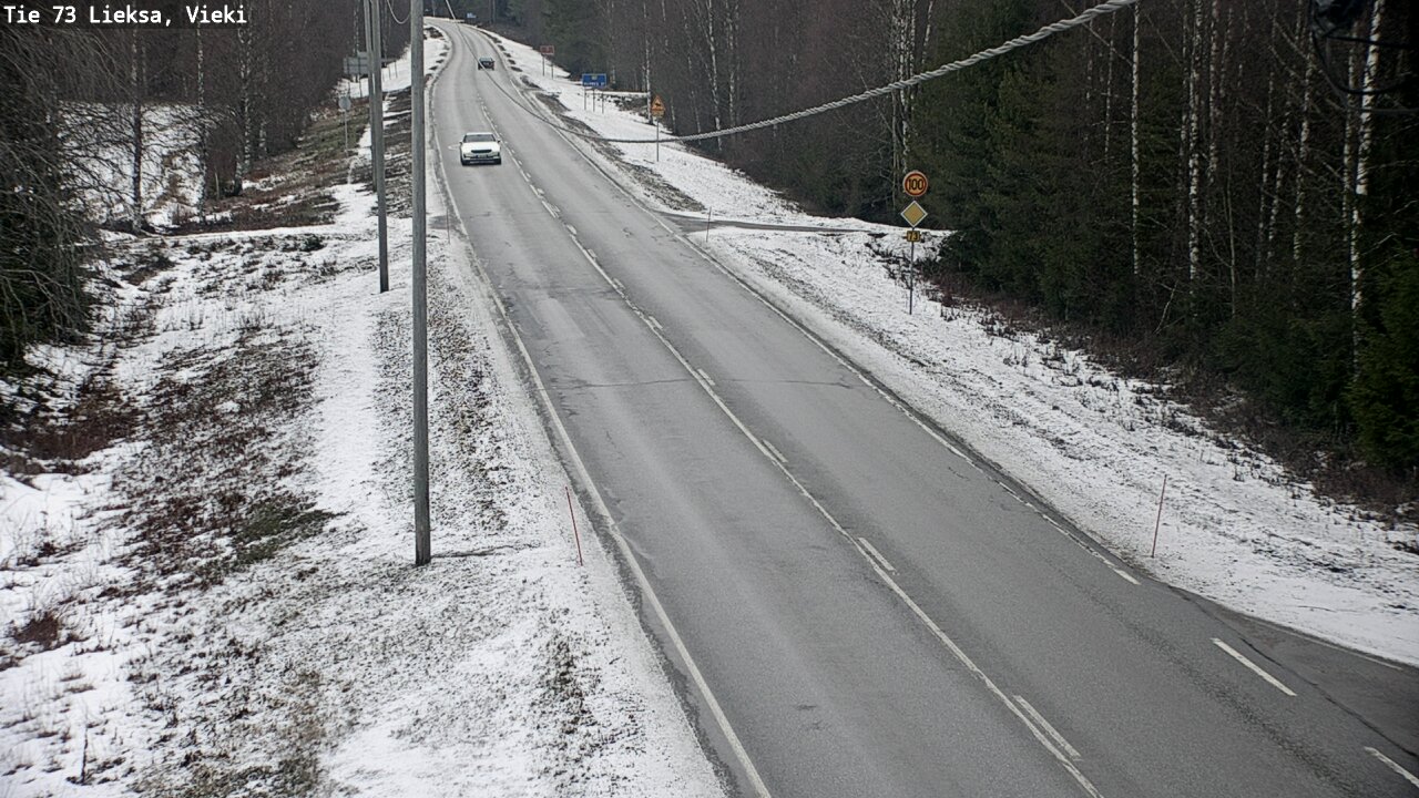 Kelikamerat Kuva Tie 73 Lieksa; Vieki, Lieksa, Pohjois-Karjala