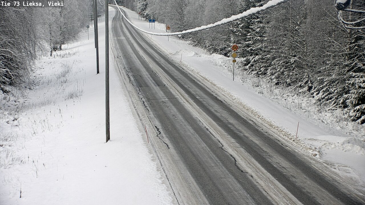 Weather Camera Image Väg 73 Lieksa, Vieki, Lieksa, Pohjois-Karjala