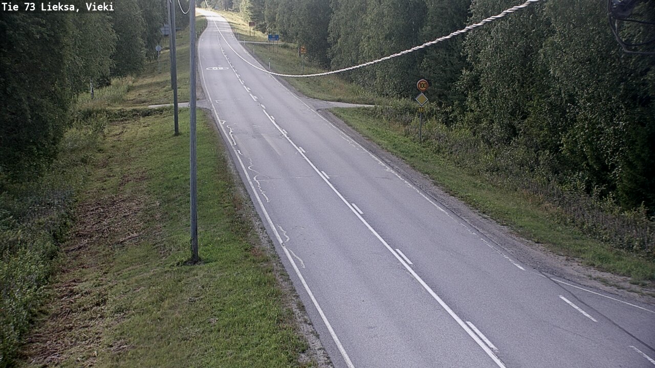 Kelikamerat Kuva Tie 73 Lieksa; Vieki, Lieksa, Pohjois-Karjala
