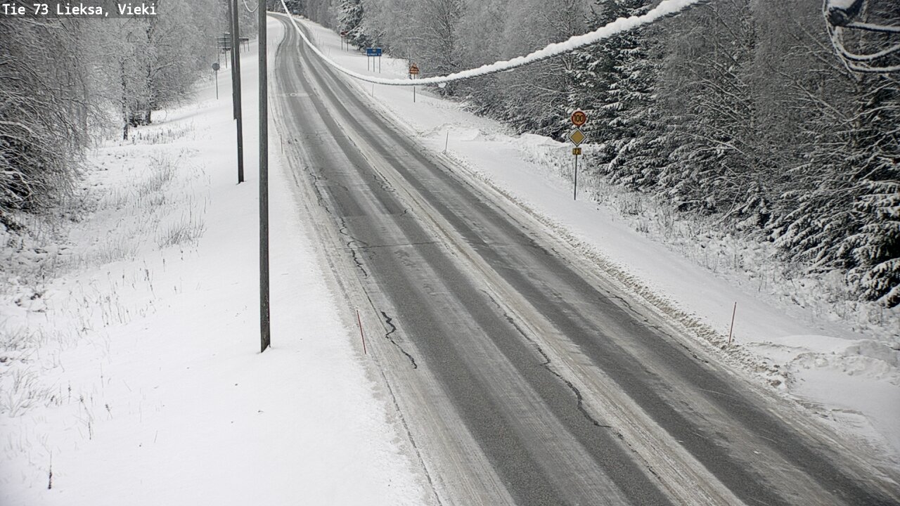 Kelikamerat Kuva Tie 73 Lieksa; Vieki, Lieksa, Pohjois-Karjala