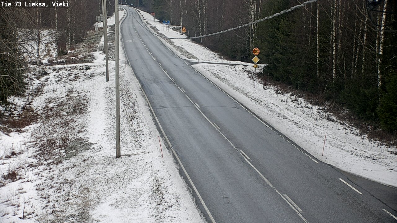 Kelikamerat Kuva Tie 73 Lieksa; Vieki, Lieksa, Pohjois-Karjala