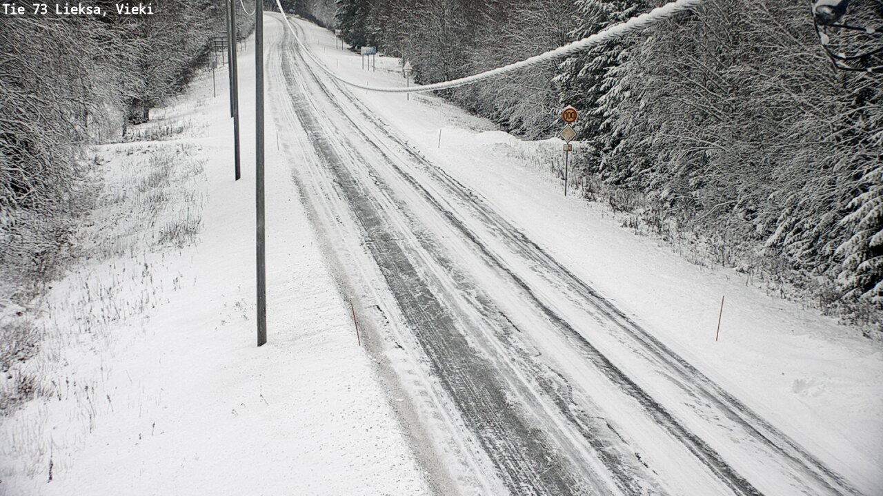 Kelikamerat Kuva Tie 73 Lieksa; Vieki, Lieksa, Pohjois-Karjala