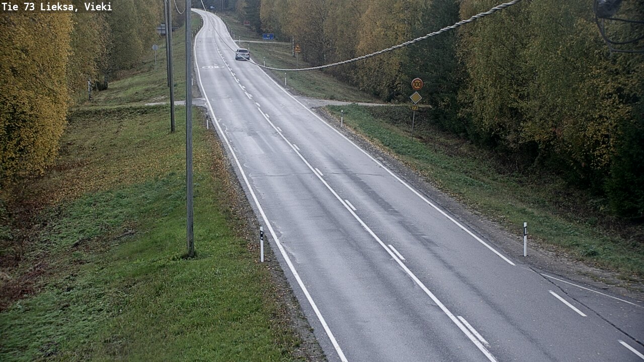 Kelikamerat Kuva Tie 73 Lieksa; Vieki, Lieksa, Pohjois-Karjala
