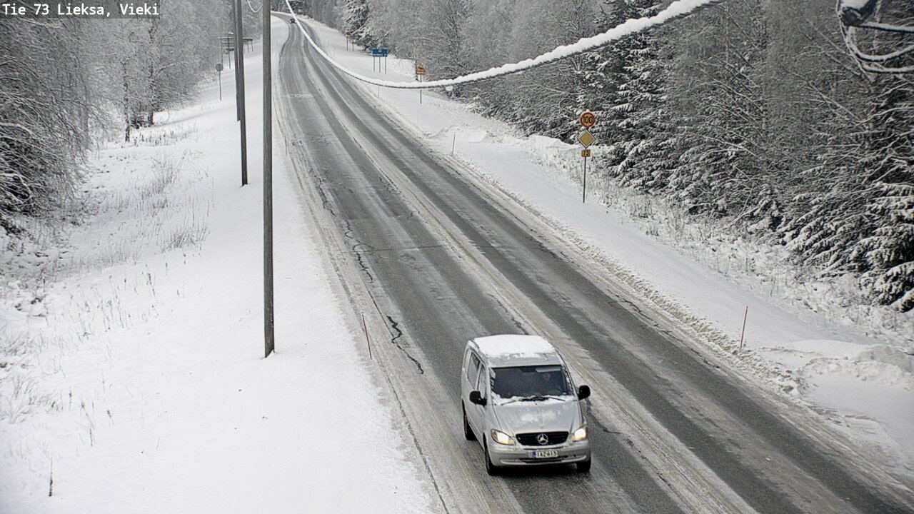 Weather Camera Image Väg 73 Lieksa, Vieki, Lieksa, Pohjois-Karjala