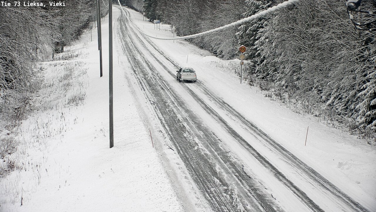 Kelikamerat Kuva Tie 73 Lieksa; Vieki, Lieksa, Pohjois-Karjala