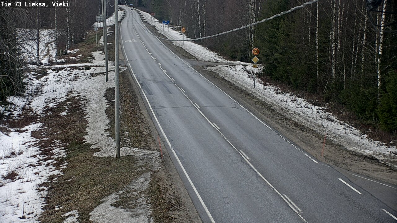 Kelikamerat Kuva Tie 73 Lieksa; Vieki, Lieksa, Pohjois-Karjala