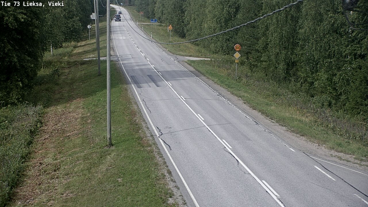 Weather Camera Image Väg 73 Lieksa, Vieki, Lieksa, Pohjois-Karjala