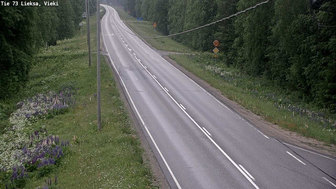 Weather Camera Image Väg 73 Lieksa, Vieki, Lieksa, Pohjois-Karjala