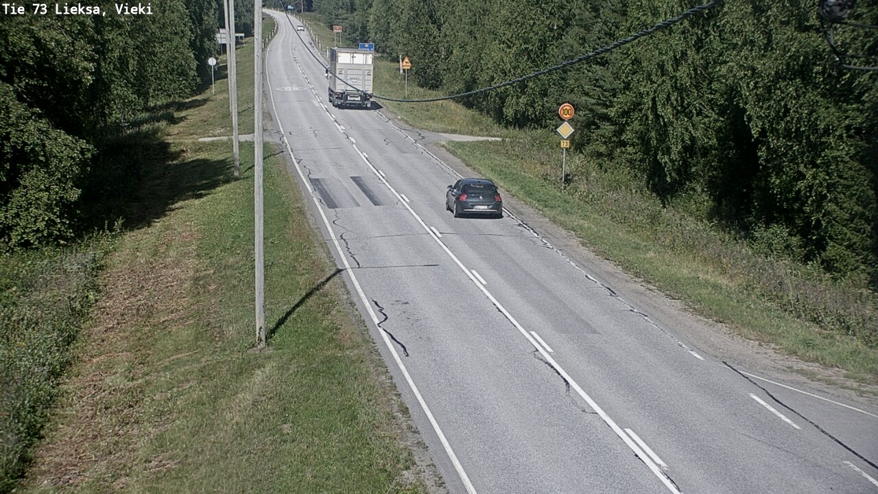 Kelikamerat Kuva Tie 73 Lieksa; Vieki, Lieksa, Pohjois-Karjala