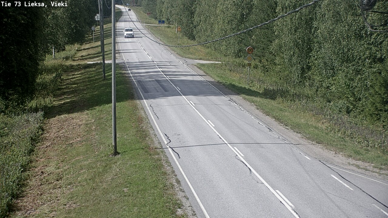Kelikamerat Kuva Tie 73 Lieksa; Vieki, Lieksa, Pohjois-Karjala