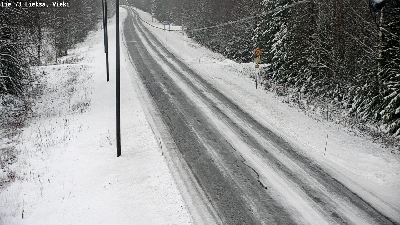 Weather Camera Image Road 73 Lieksa, Vieki, Lieksa, Pohjois-Karjala