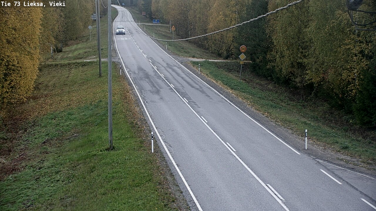 Kelikamerat Kuva Tie 73 Lieksa; Vieki, Lieksa, Pohjois-Karjala