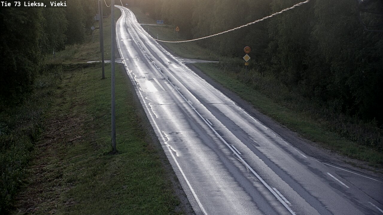 Kelikamerat Kuva Tie 73 Lieksa; Vieki, Lieksa, Pohjois-Karjala