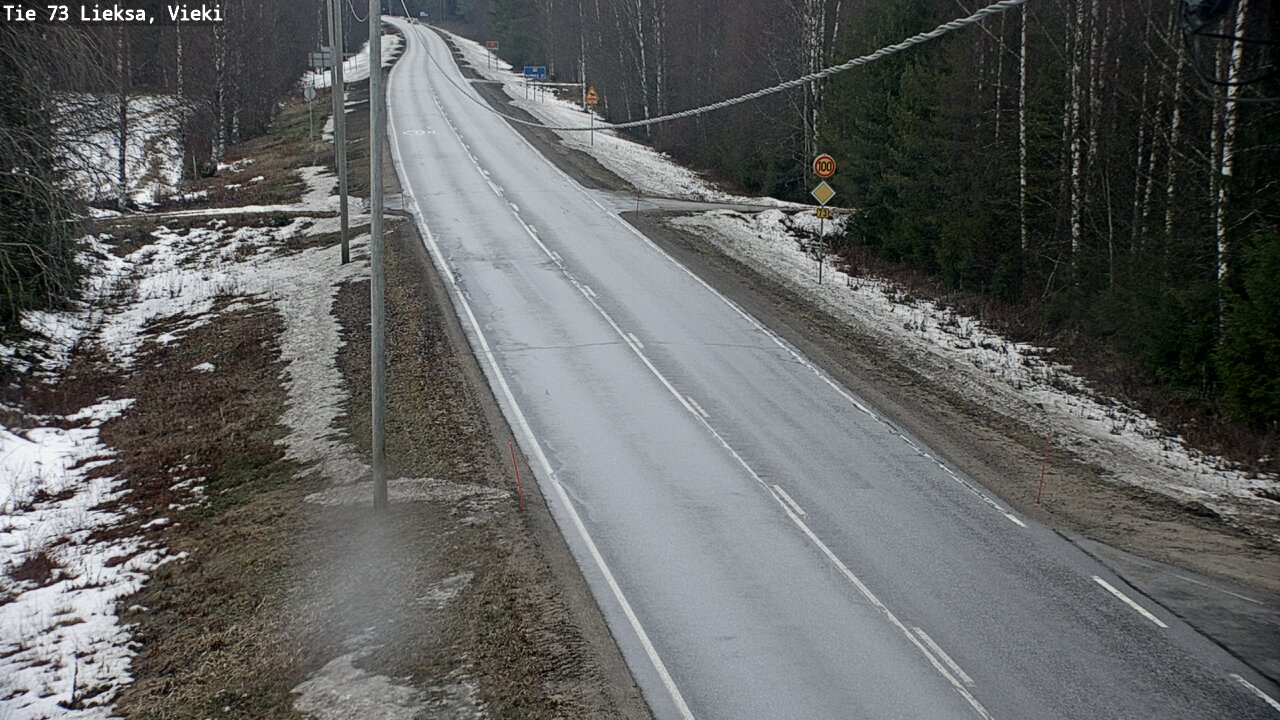 Weather Camera Image Road 73 Lieksa, Vieki, Lieksa, Pohjois-Karjala