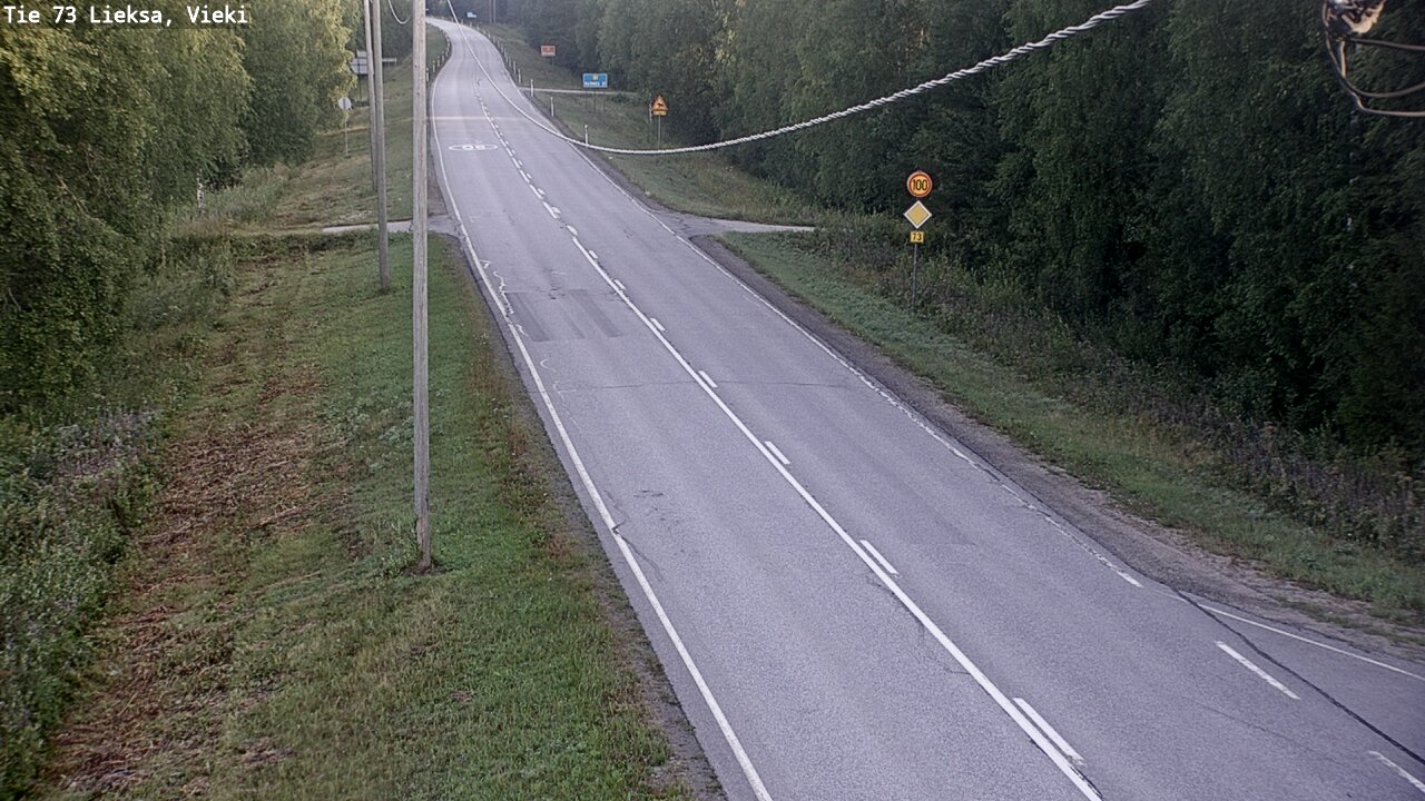 Kelikamerat Kuva Tie 73 Lieksa; Vieki, Lieksa, Pohjois-Karjala