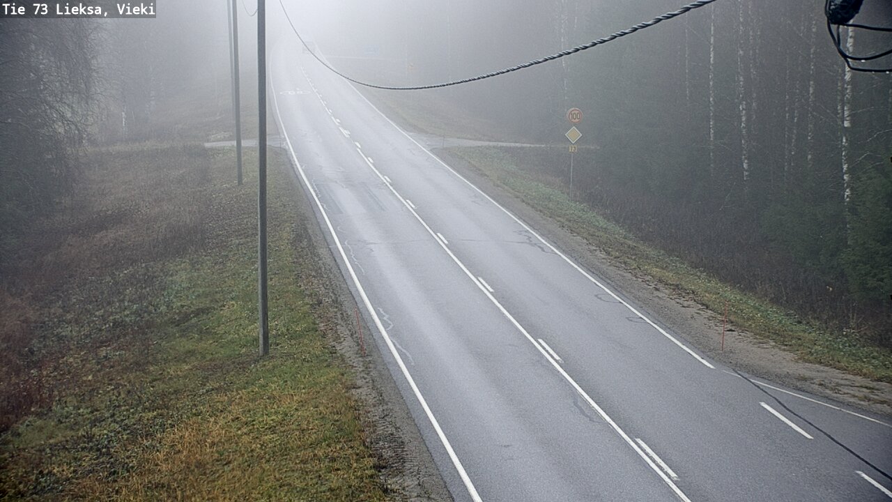 Kelikamerat Kuva Tie 73 Lieksa; Vieki, Lieksa, Pohjois-Karjala