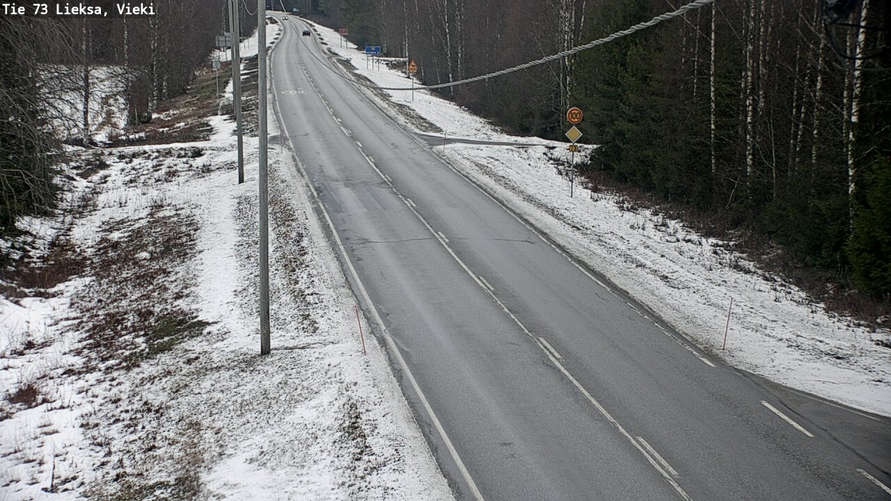 Kelikamerat Kuva Tie 73 Lieksa; Vieki, Lieksa, Pohjois-Karjala