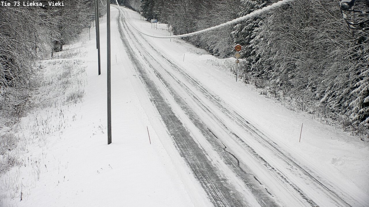 Kelikamerat Kuva Tie 73 Lieksa; Vieki, Lieksa, Pohjois-Karjala