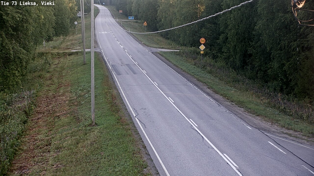 Kelikamerat Kuva Tie 73 Lieksa; Vieki, Lieksa, Pohjois-Karjala