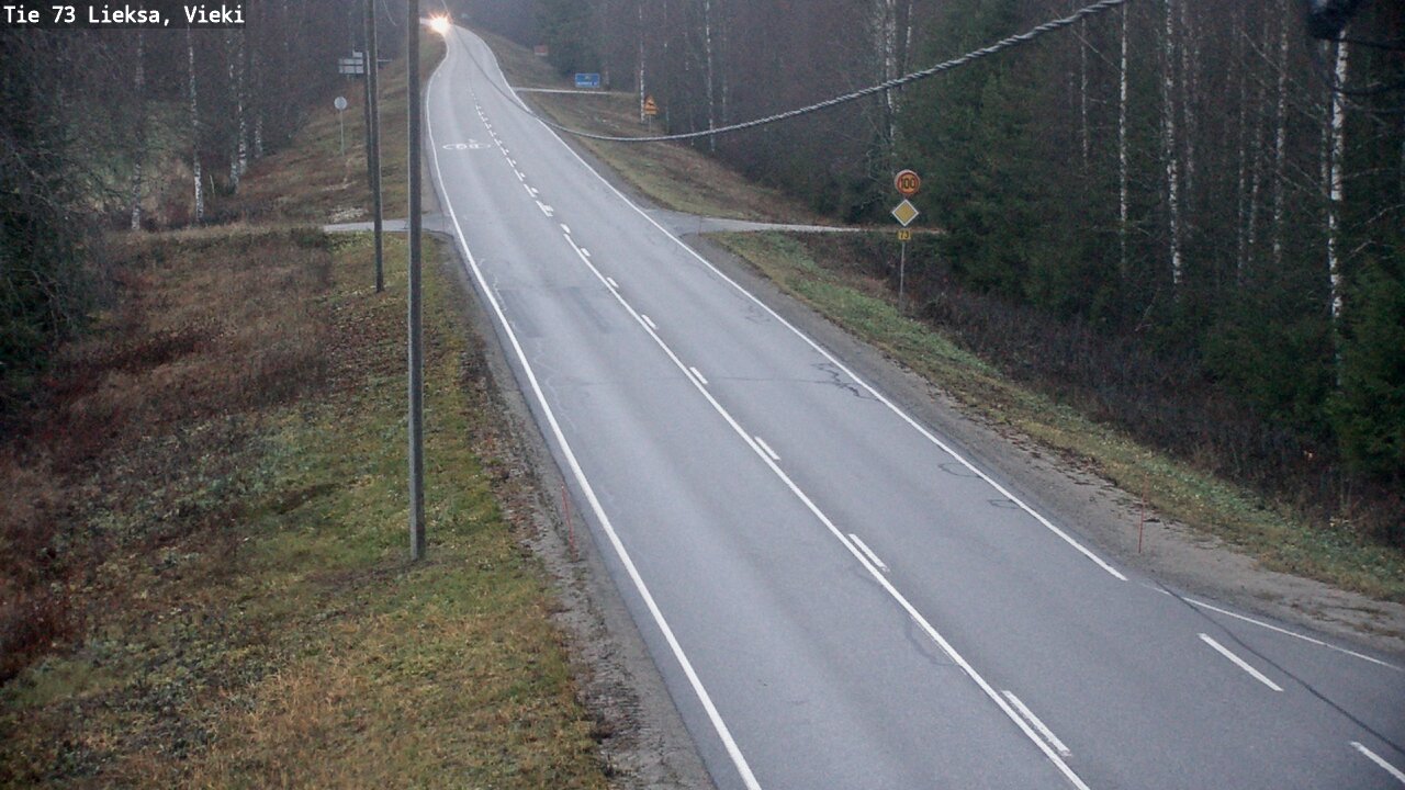 Kelikamerat Kuva Tie 73 Lieksa; Vieki, Lieksa, Pohjois-Karjala