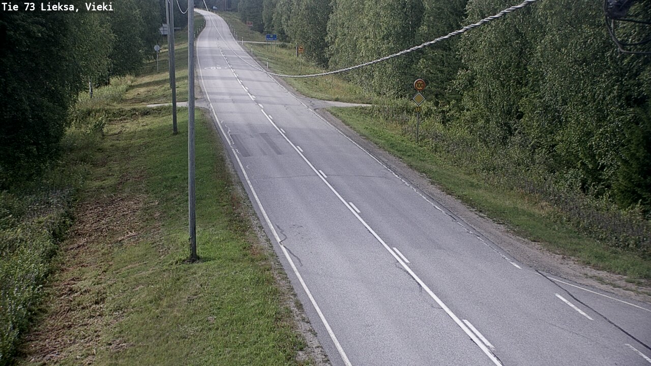 Kelikamerat Kuva Tie 73 Lieksa; Vieki, Lieksa, Pohjois-Karjala