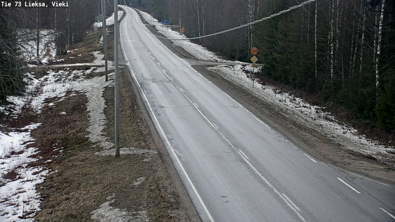 Weather Camera Image Road 73 Lieksa, Vieki, Lieksa, Pohjois-Karjala