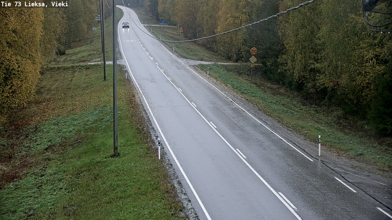 Kelikamerat Kuva Tie 73 Lieksa; Vieki, Lieksa, Pohjois-Karjala