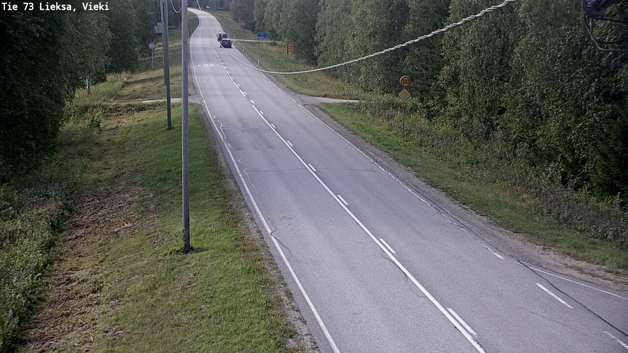 Kelikamerat Kuva Tie 73 Lieksa; Vieki, Lieksa, Pohjois-Karjala