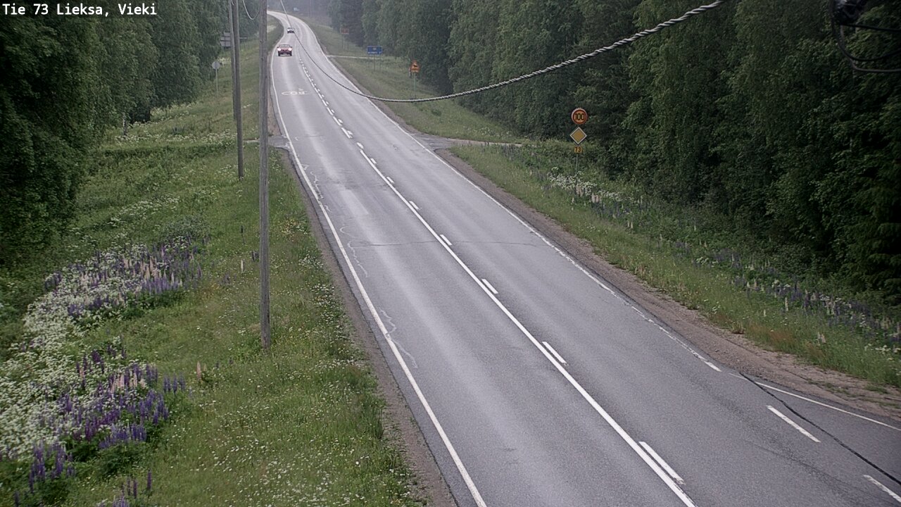 Weather Camera Image Road 73 Lieksa, Vieki, Lieksa, Pohjois-Karjala