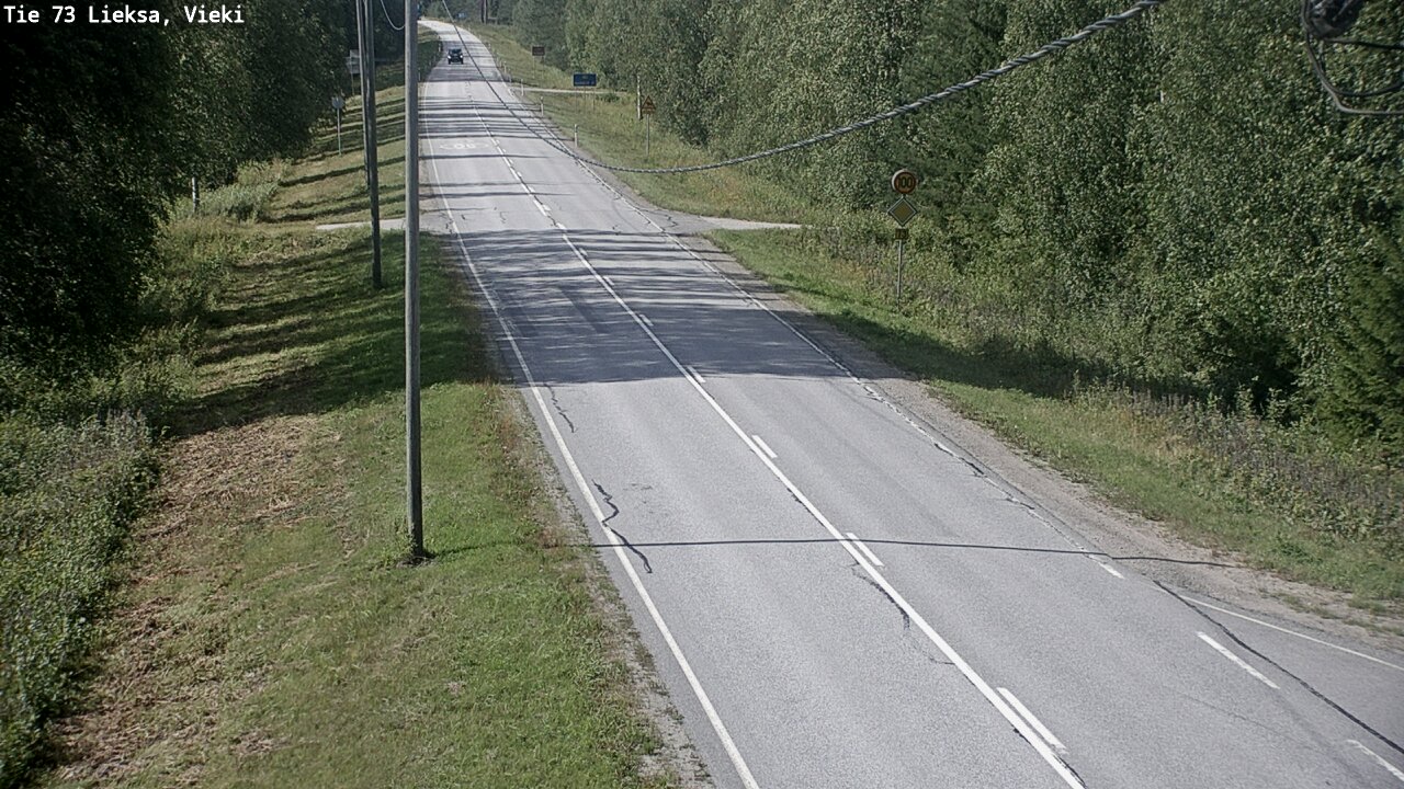 Kelikamerat Kuva Tie 73 Lieksa; Vieki, Lieksa, Pohjois-Karjala
