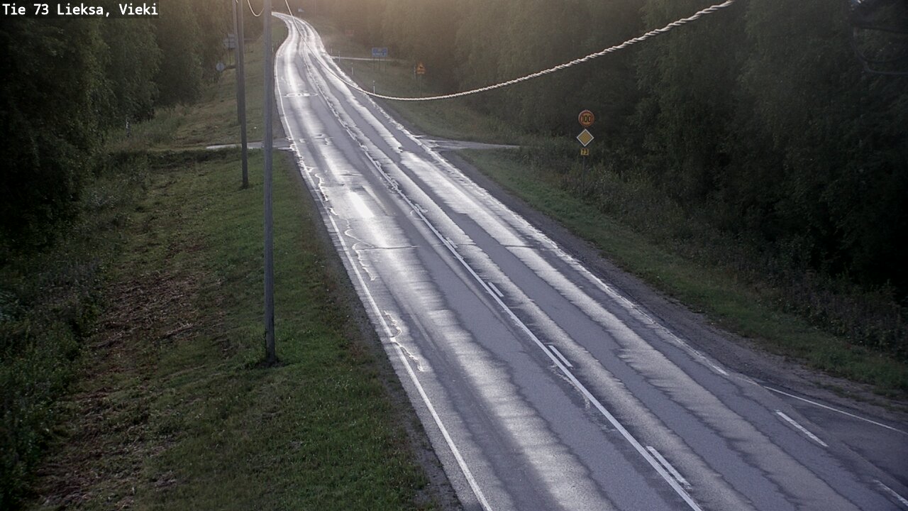 Kelikamerat Kuva Tie 73 Lieksa; Vieki, Lieksa, Pohjois-Karjala