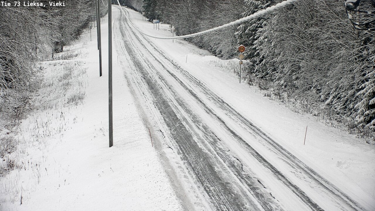 Kelikamerat Kuva Tie 73 Lieksa; Vieki, Lieksa, Pohjois-Karjala