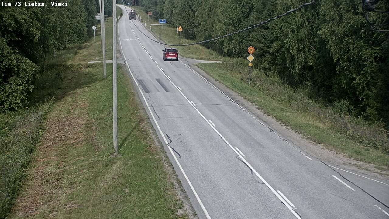 Weather Camera Image Väg 73 Lieksa, Vieki, Lieksa, Pohjois-Karjala