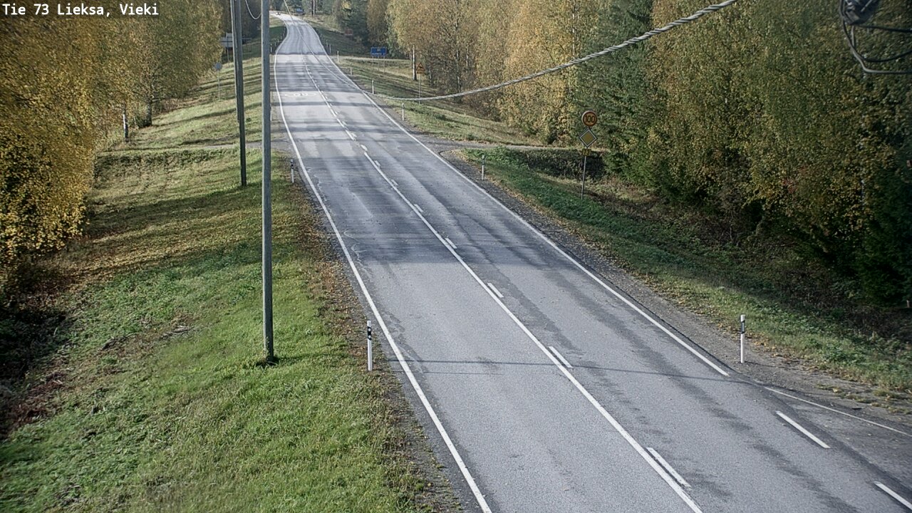 Kelikamerat Kuva Tie 73 Lieksa; Vieki, Lieksa, Pohjois-Karjala