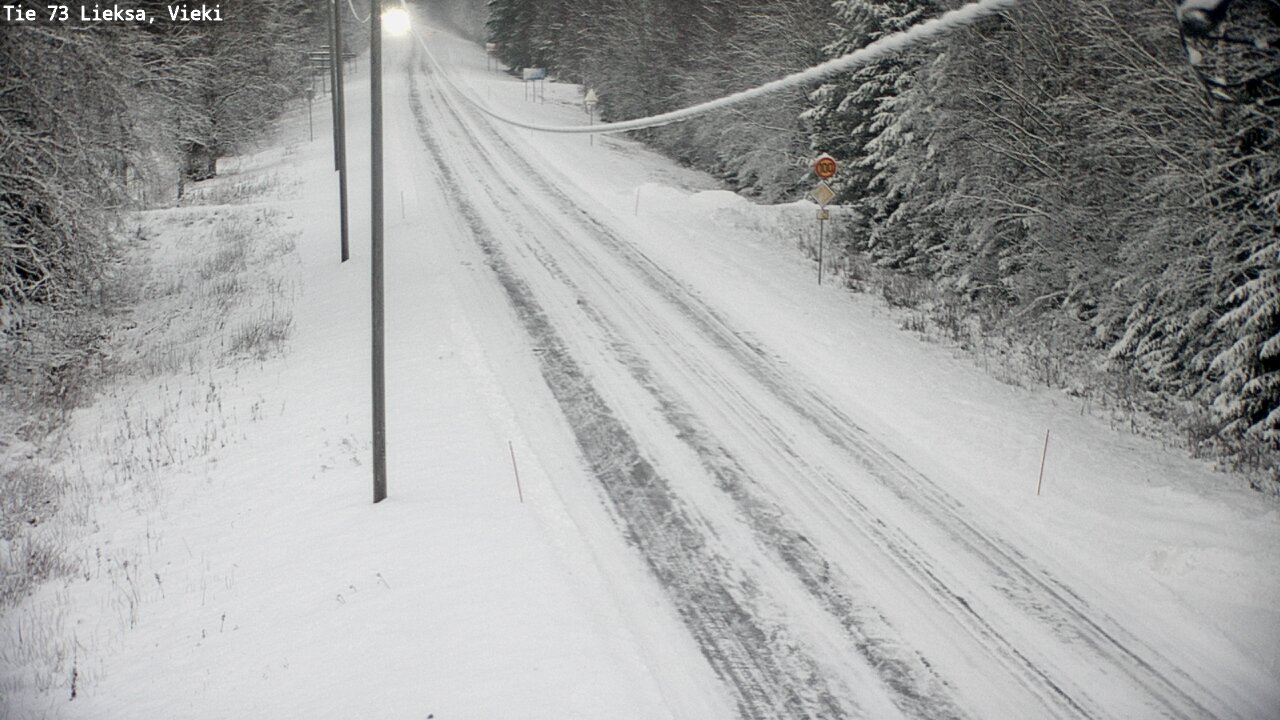 Kelikamerat Kuva Tie 73 Lieksa; Vieki, Lieksa, Pohjois-Karjala