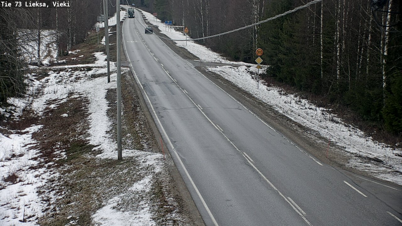 Kelikamerat Kuva Tie 73 Lieksa; Vieki, Lieksa, Pohjois-Karjala