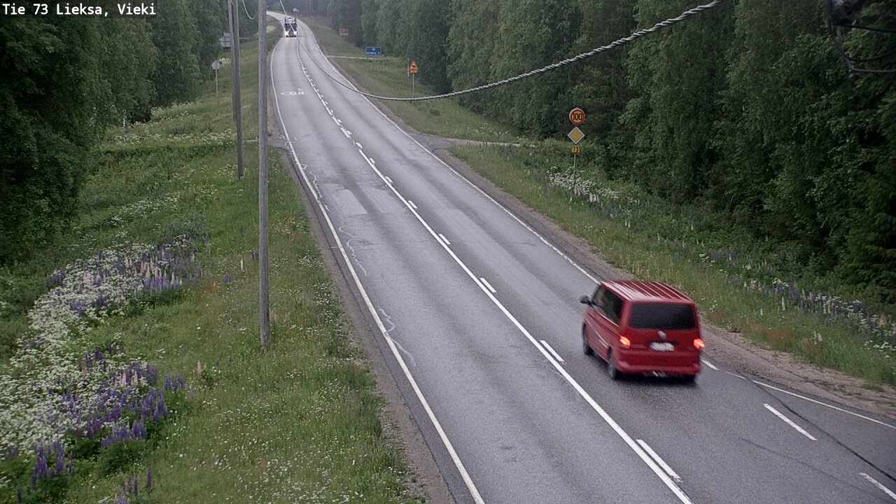 Kelikamerat Kuva Tie 73 Lieksa; Vieki, Lieksa, Pohjois-Karjala
