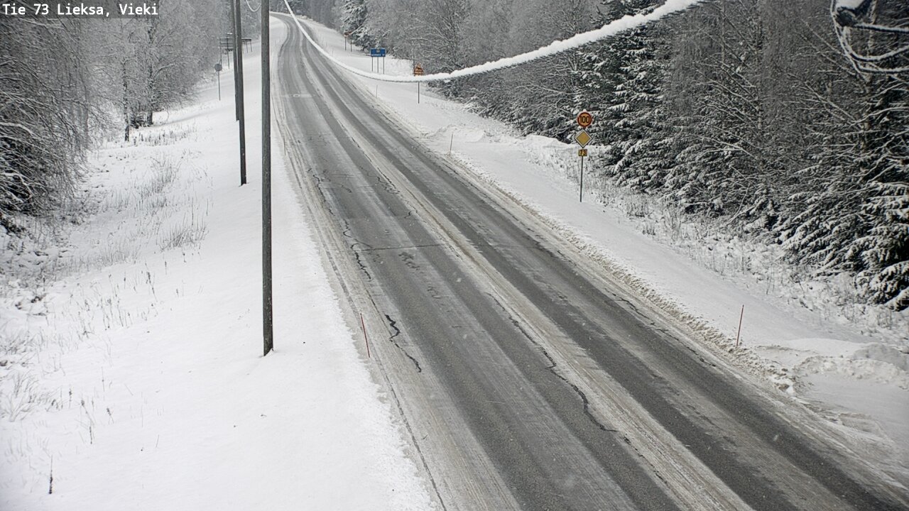 Kelikamerat Kuva Tie 73 Lieksa; Vieki, Lieksa, Pohjois-Karjala