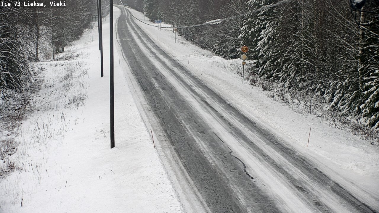 Weather Camera Image Road 73 Lieksa, Vieki, Lieksa, Pohjois-Karjala