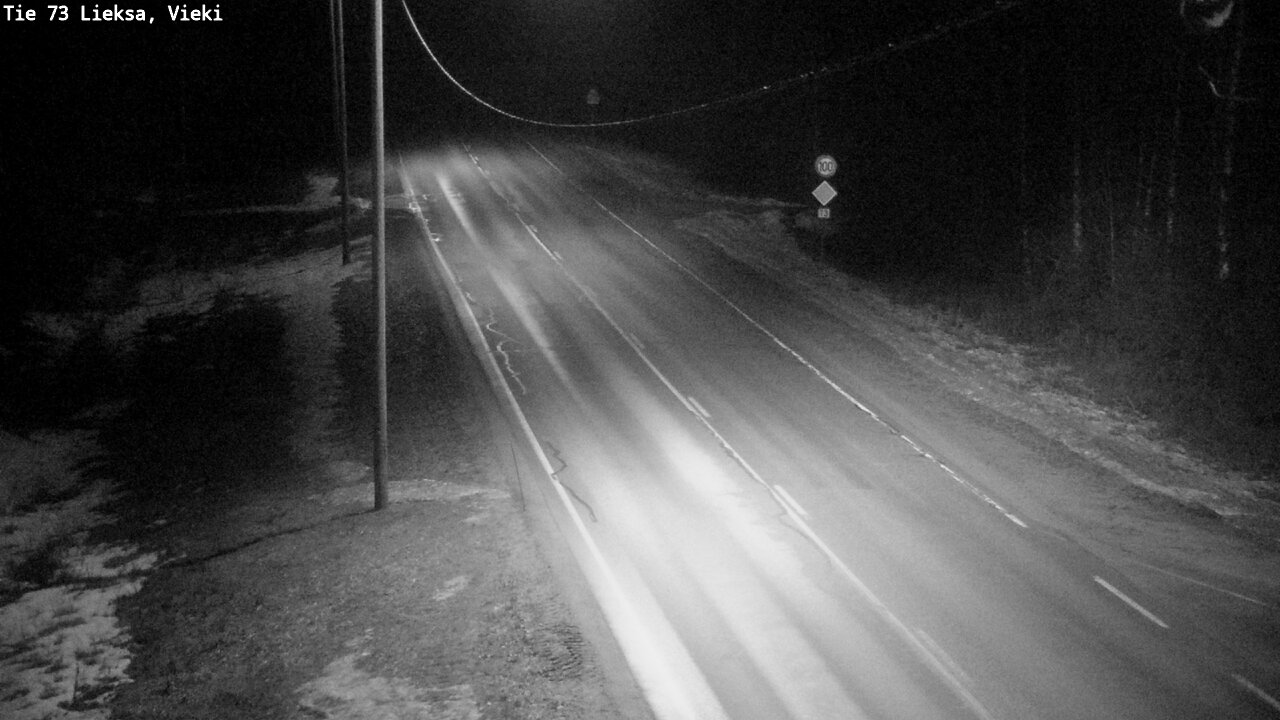 Weather Camera Image Road 73 Lieksa, Vieki, Lieksa, Pohjois-Karjala