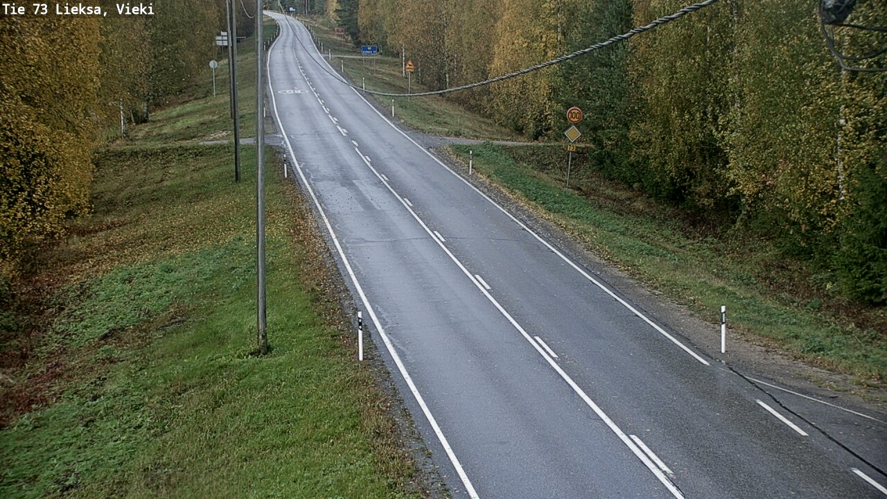 Kelikamerat Kuva Tie 73 Lieksa; Vieki, Lieksa, Pohjois-Karjala